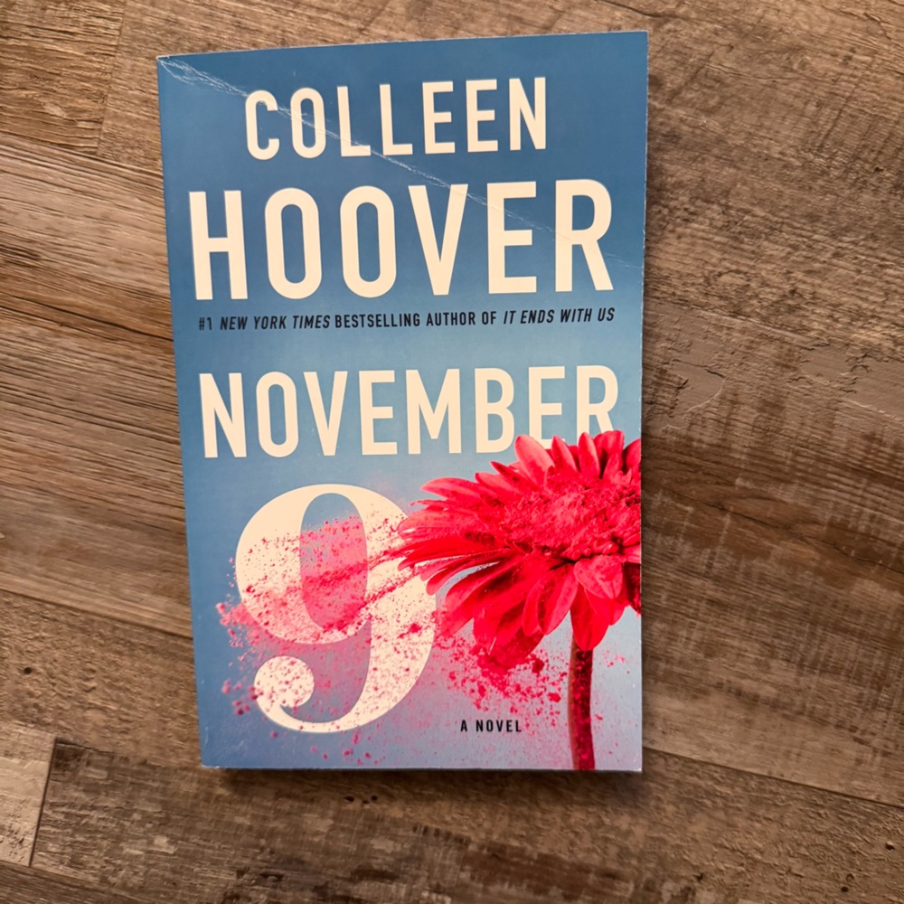 November 9 by Colleen Hoover Paperback Romance Novel